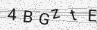 Código gerado pelo captcha